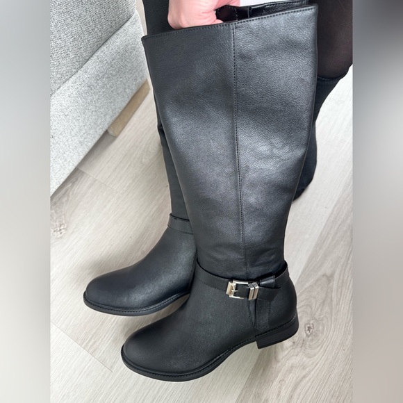 New York & Company Black Over the Knee Boots - Picture 3 of 9